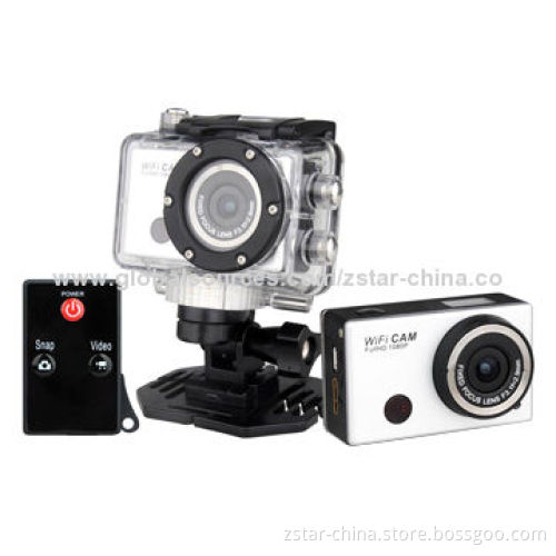 1,080P Waterproof 20m Diving Sports Camera with Built-in Wi-Fi